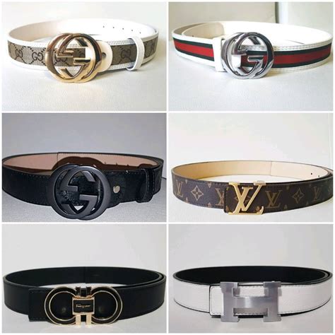 Belts: Gucci, Hermes, LV, Fendi 